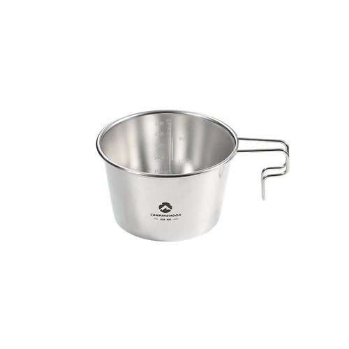 S369 Deep Sierra Cup 600ml, Stainless Steel for Outdoor Camping