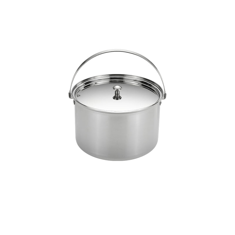 Load image into Gallery viewer, CC-24 Large Camping Outdoor Stockpot | Stainless Steel Aluminum Three-Ply Steel Pot, 5.8L
