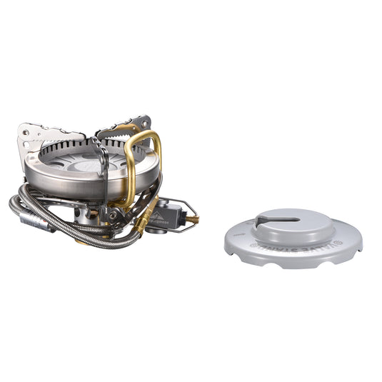 XD-1 Camp Stove Remote Canister, Portable Stove with Preheat Tube