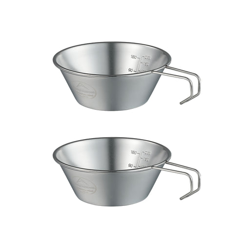 S-220-2P 2-Piece Stainless Steel Sierra Cup, 310ml