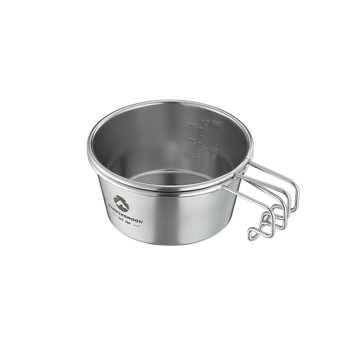 S-360 2-Piece Stainless Steel Deep Sierra Cup with bag, 450ml