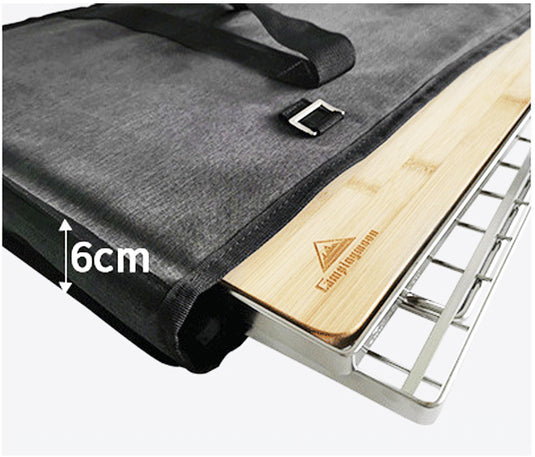 B-230-H 25.2"x15.2" Storage Bag with Inside Cushioning Material for Outdoor Folding Rack Table Carrying Bag Gray