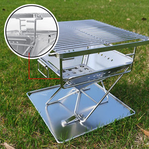 3 LEVELS ADJUSTABLE HEIGHT OF GRILL
You can adjust the height of the grill to control the heat for cooking.